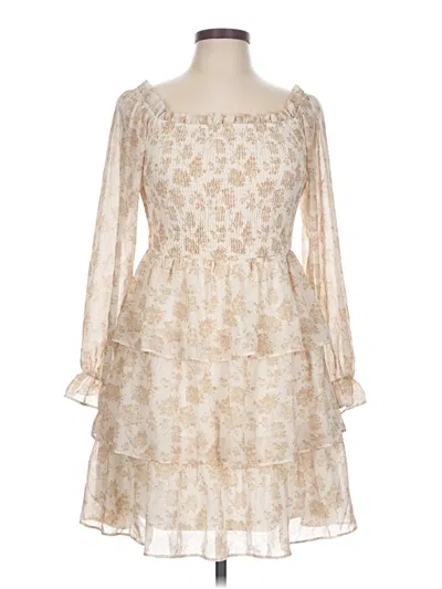 Pre-owned She + Sky Cocktail Dress In Ivory