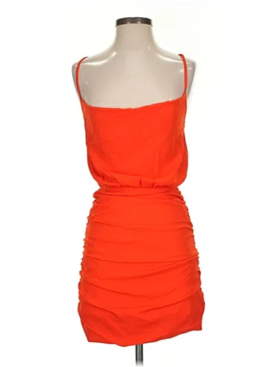 Pre-owned She + Sky Cocktail Dress In Orange