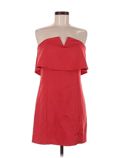 Pre-owned She + Sky Cocktail Dress In Red