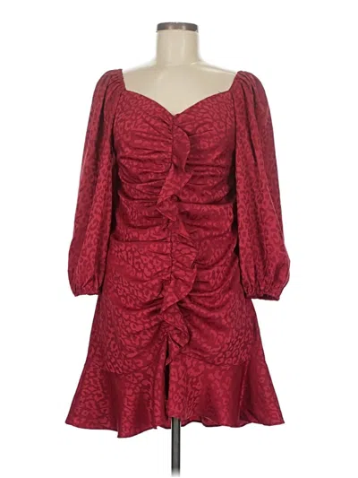 Pre-owned She + Sky Cocktail Dress In Red