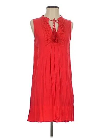 Pre-owned She + Sky Cocktail Dress In Red
