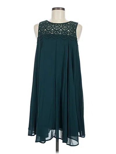 Pre-owned She + Sky Cocktail Dress In Teal