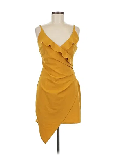Pre-owned She + Sky Cocktail Dress In Yellow