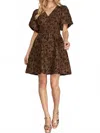 She + Sky Coronation Dress In Coffee In Brown