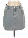 She + Sky Denim Skirt In Blue