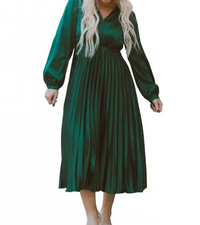 She + Sky Embrace Maxi Dress In Green