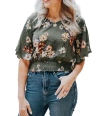 She + Sky Fields Of Gold In Olive In Multi