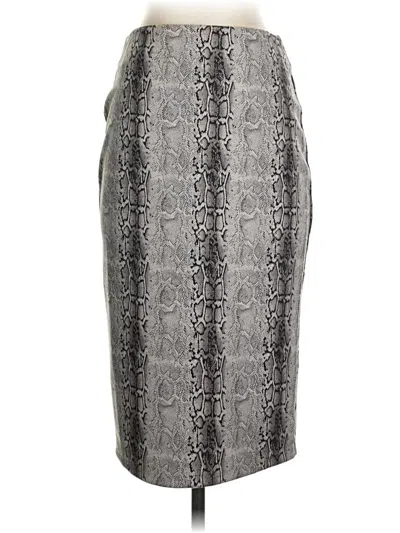 Pre-owned She + Sky Formal Skirt In Gray