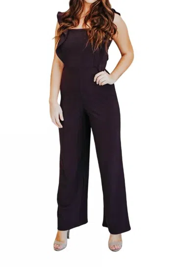 She + Sky Jump Around In Deep Plum In Blue