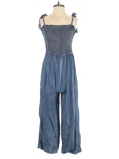 Pre-owned She + Sky Jumpsuit In Blue