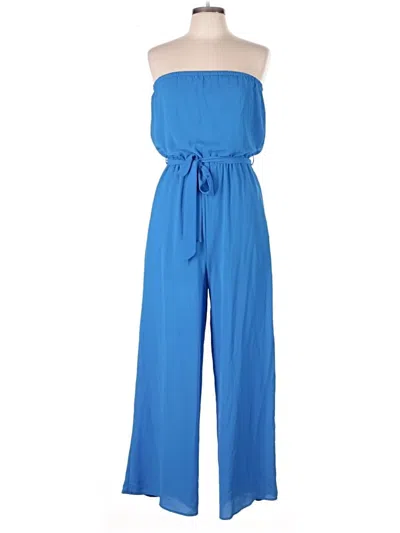 Pre-owned She + Sky Jumpsuit In Blue