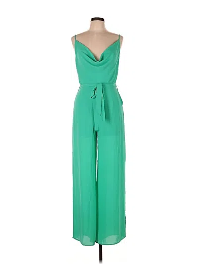 Pre-owned She + Sky Jumpsuit In Green