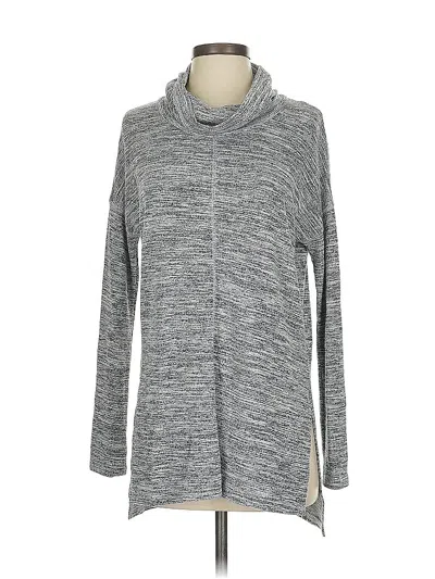 Pre-owned She + Sky Long Sleeve Top Gray Cowl Neck Tops