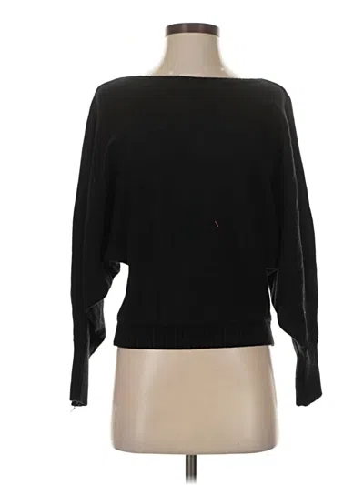 Pre-owned She + Sky Pullover Sweater In Black
