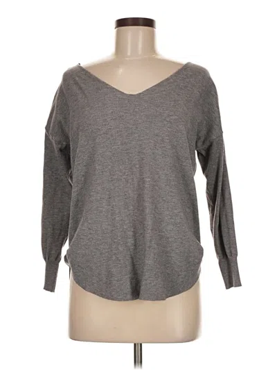 Pre-owned She + Sky Pullover Sweater In Gray