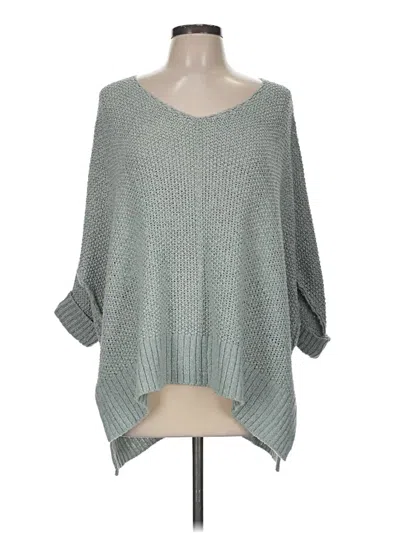 Pre-owned She + Sky Pullover Sweater In Gray