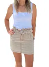 She + Sky Put It In The Bag Skirt In Mocha In Brown