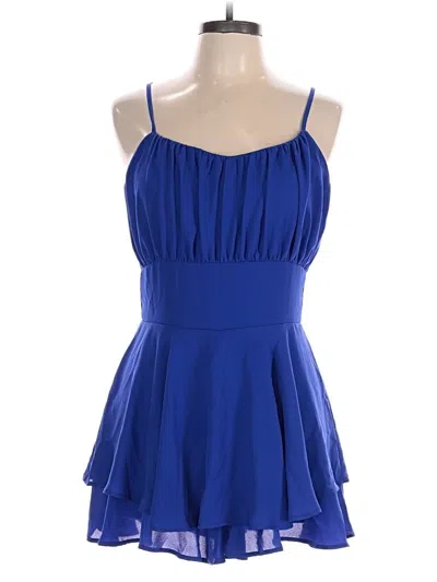 Pre-owned She + Sky Romper In Blue