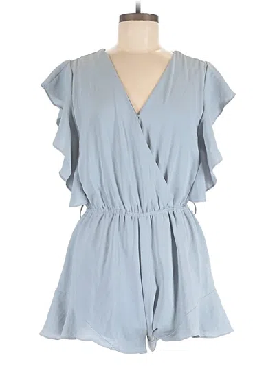 Pre-owned She + Sky Romper In Blue