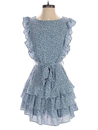 Pre-owned She + Sky Romper In Blue