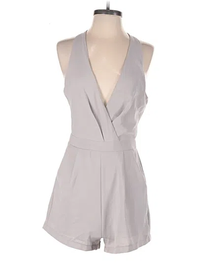 Pre-owned She + Sky Romper In Gray