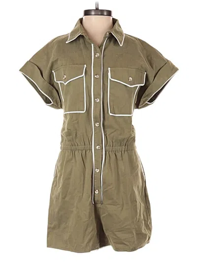 Pre-owned She + Sky Romper In Green