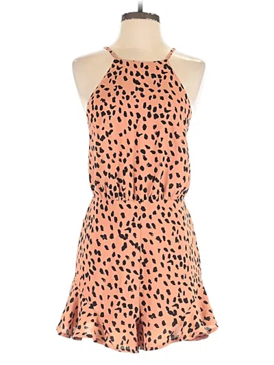 Pre-owned She + Sky Romper In Orange