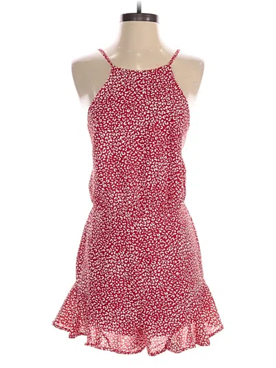 Pre-owned She + Sky Romper In Red