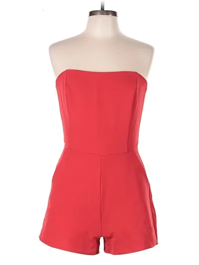 Pre-owned She + Sky Romper In Red