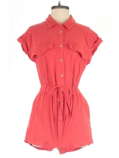 Pre-owned She + Sky Romper In Red