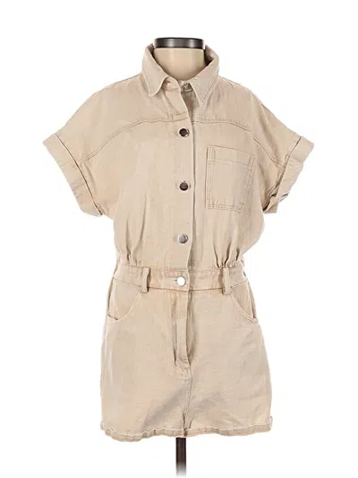 Pre-owned She + Sky Romper In Tan