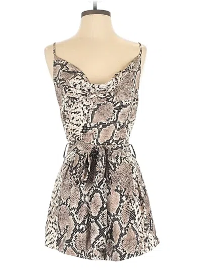 Pre-owned She + Sky Romper In Tan