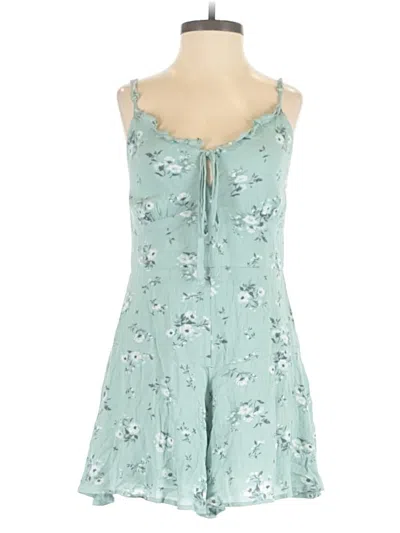Pre-owned She + Sky Romper In Teal