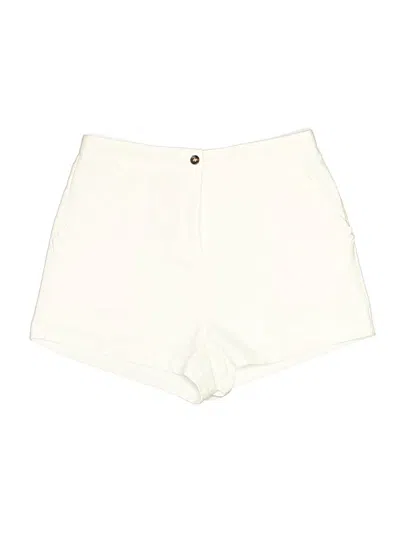 Pre-owned She + Sky Shorts In Ivory