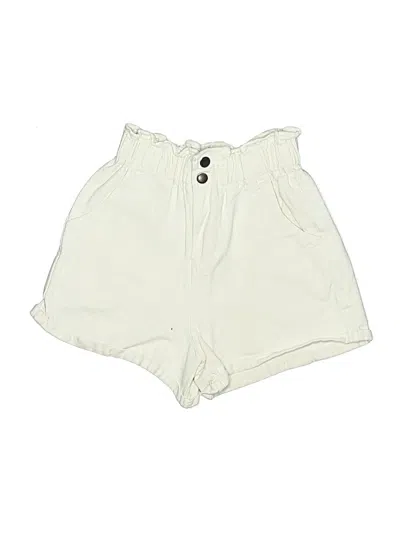 Pre-owned She + Sky Shorts In Ivory