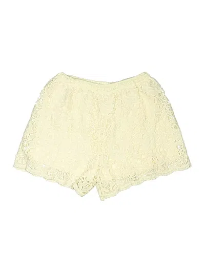 Pre-owned She + Sky Shorts In Ivory