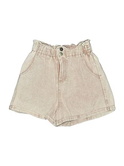 Pre-owned She + Sky Shorts In Tan