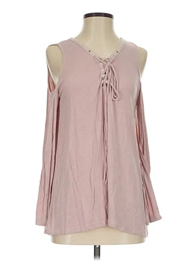 Pre-owned She + Sky Sleeveless Blouse In Pink