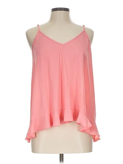 Pre-owned She + Sky Sleeveless Blouse In Pink