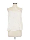 She + Sky Sleeveless Blouse In White