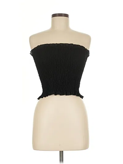 Pre-owned She + Sky Tube Top Black Strapless Neckline Tops