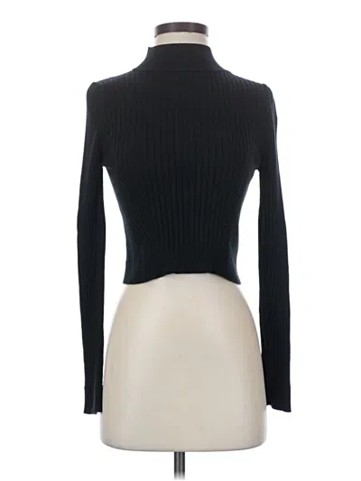 Pre-owned She + Sky Turtleneck Sweater In Black