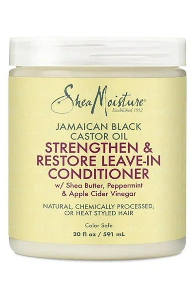 Shea Moisture Jamaican Black Castor Oil Leave-in Conditioner In White