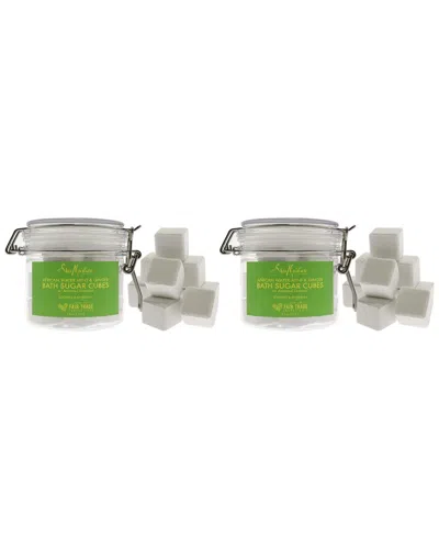 Shea Moisture Unisex 7.5oz African Water Mint & Ginger Bath Sugar Cubes In Transparent