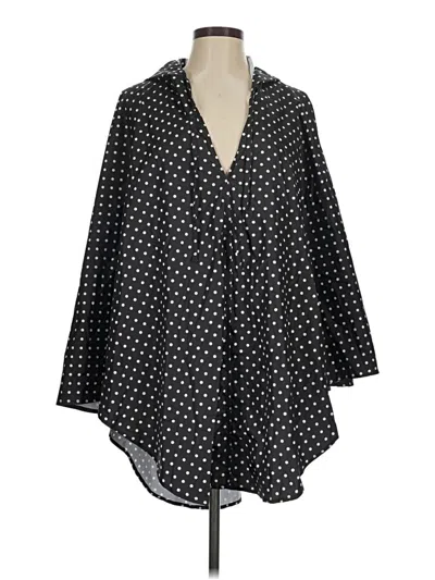 Pre-owned Shedrain 3/4 Sleeve Blouse In Black