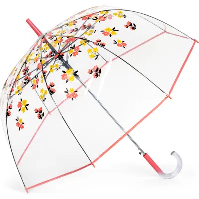 Shedrain Bubble Stick Transparent Dome Umbrella In White