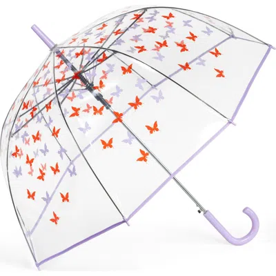 Shedrain Bubble Stick Transparent Dome Umbrella In White