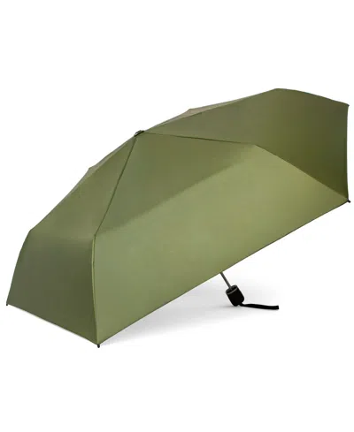 Shedrain Men's Slim Compact Automatic Open And Close Umbrella In Green