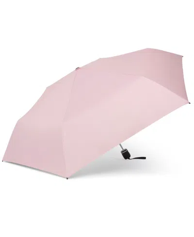 Shedrain Men's Slim Compact Automatic Open And Close Umbrella In Pink