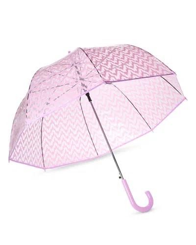 Shedrain Rain Essentials Bubble Stick Umbrella In Pink